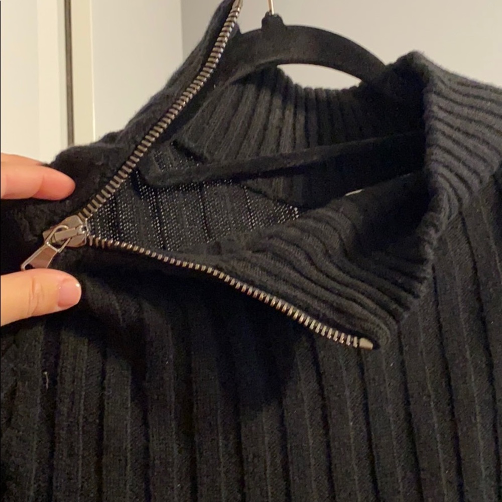 Moschino Black Zip Neck Dress - Picture 3 of 4